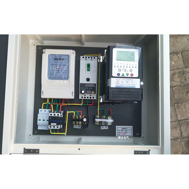  智能機(jī)井灌溉水電雙計控制器 玻璃鋼防水箱 